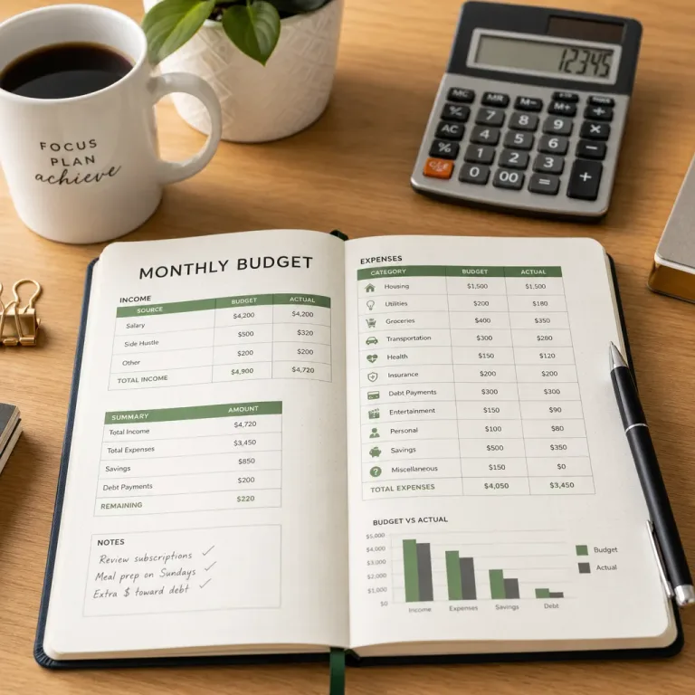 Featured: How to Build a Monthly Budget That Actually Works for Smart Savers