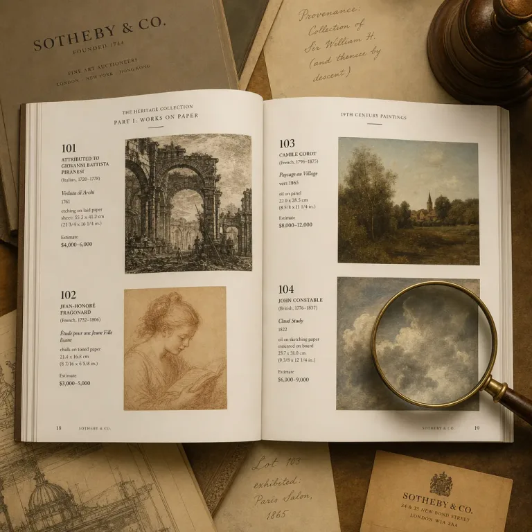 Featured: How to Read an Auction Catalog Like a Professional