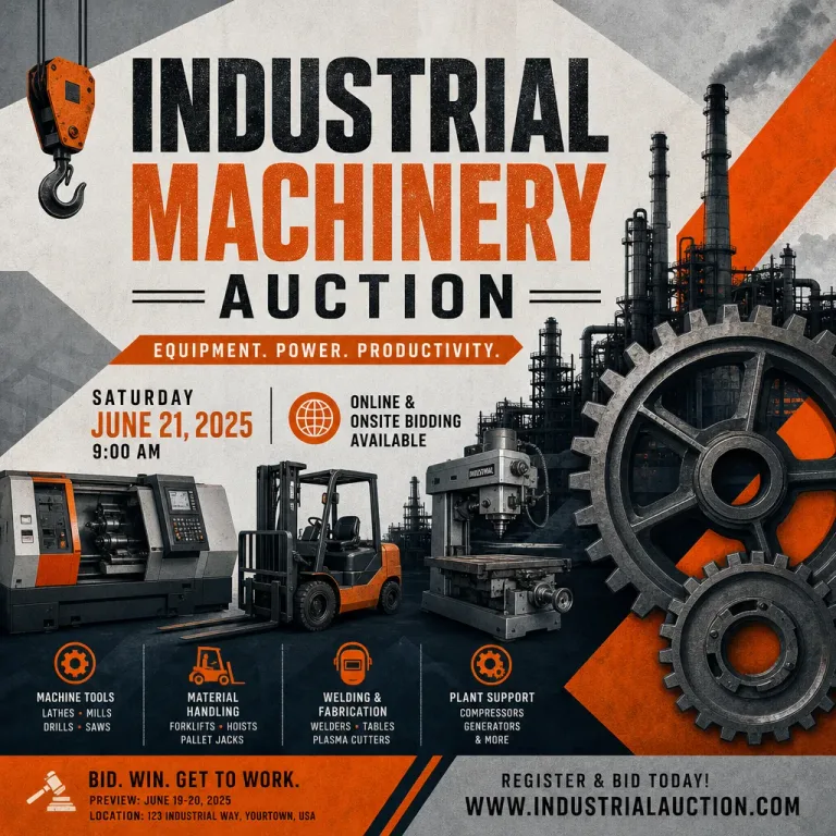 Featured: Machinery and Industrial Auctions: A Buyer Overview