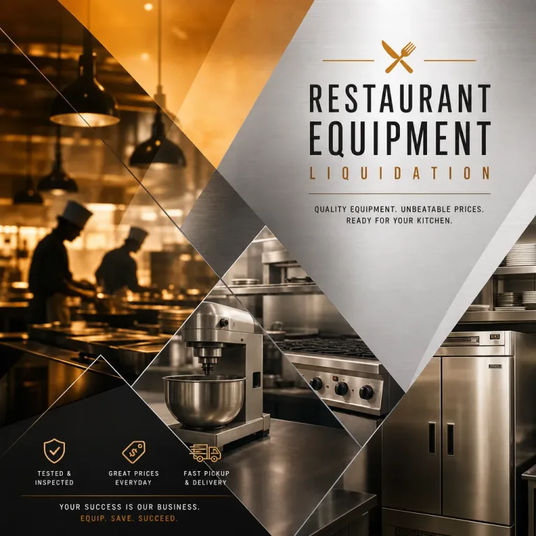 Featured: Restaurant Equipment Liquidation Buying Opportunities
