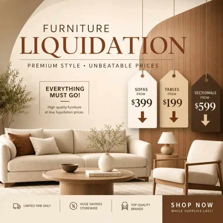 Featured: Furniture Liquidation: Finding Quality Below Cost