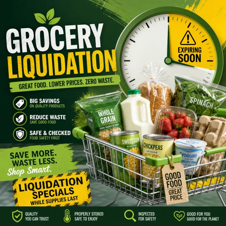 Featured: Grocery and Food Liquidation: Safety and Real Savings