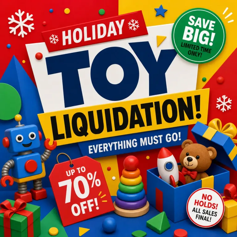Featured: Toy and Game Liquidation: Seasonal Buying Tips