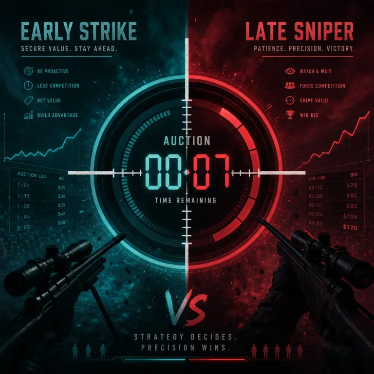 Featured: Sniping vs Early Bidding: Which Strategy Wins More