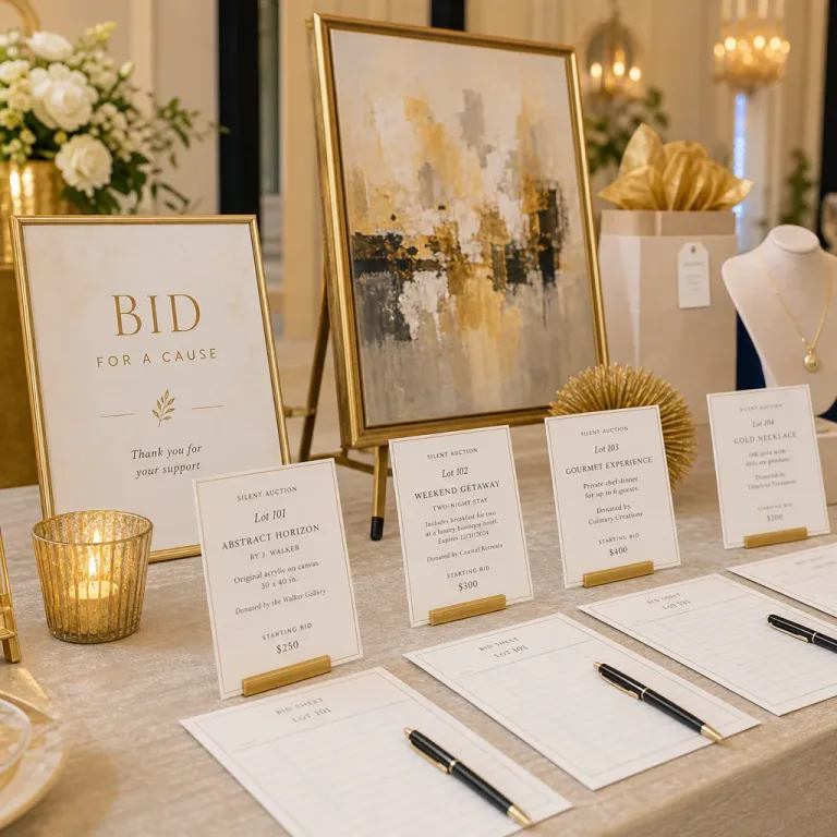Featured: Silent Auction Bidding Strategies That Win Items