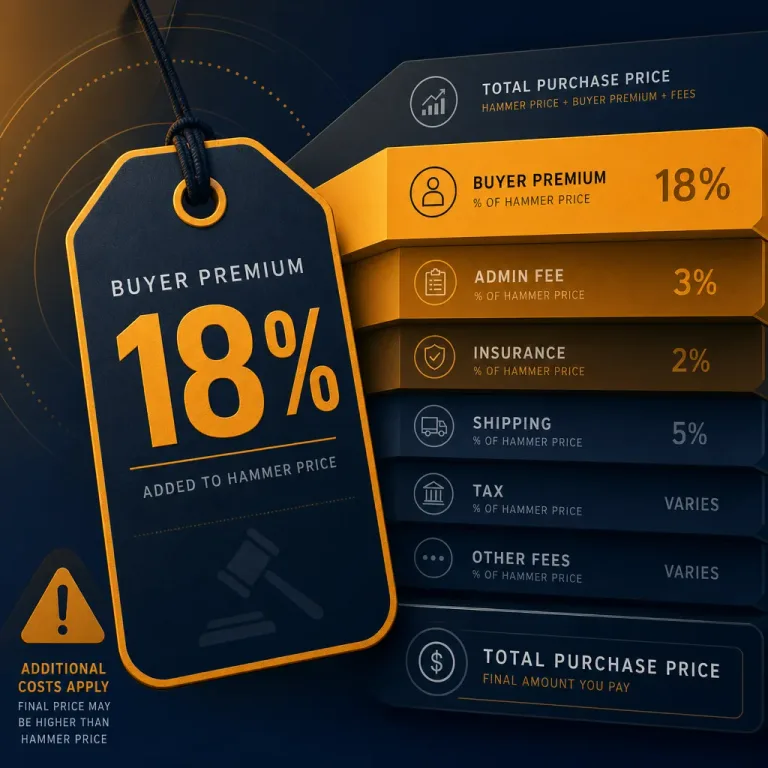 Featured: How Buyer Premiums Affect Your Final Auction Price