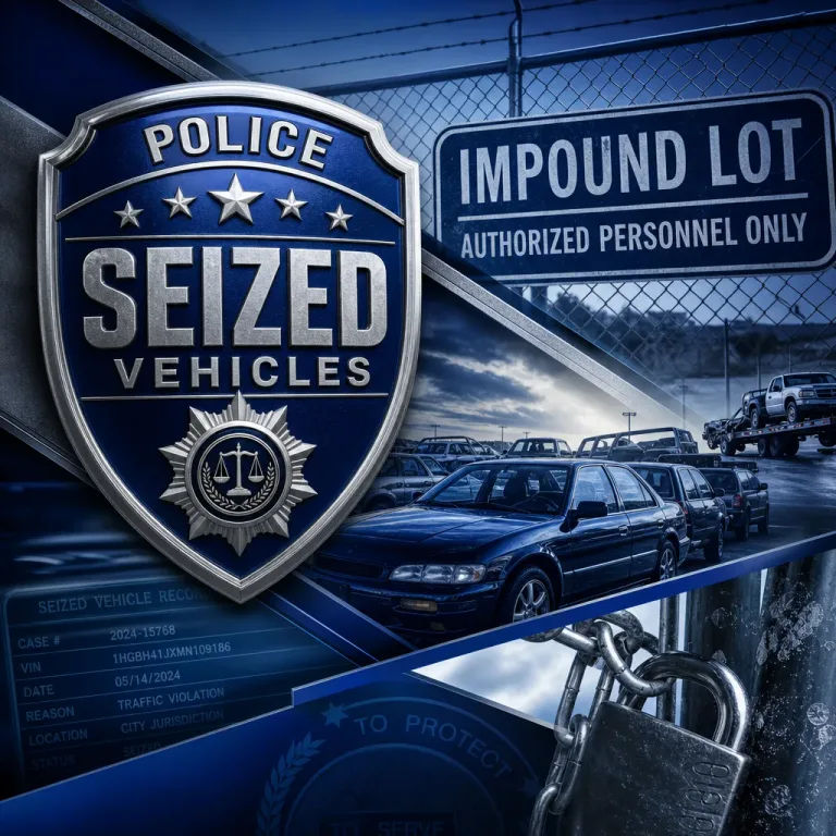 Featured: How to Buy Seized Vehicles From Law Enforcement