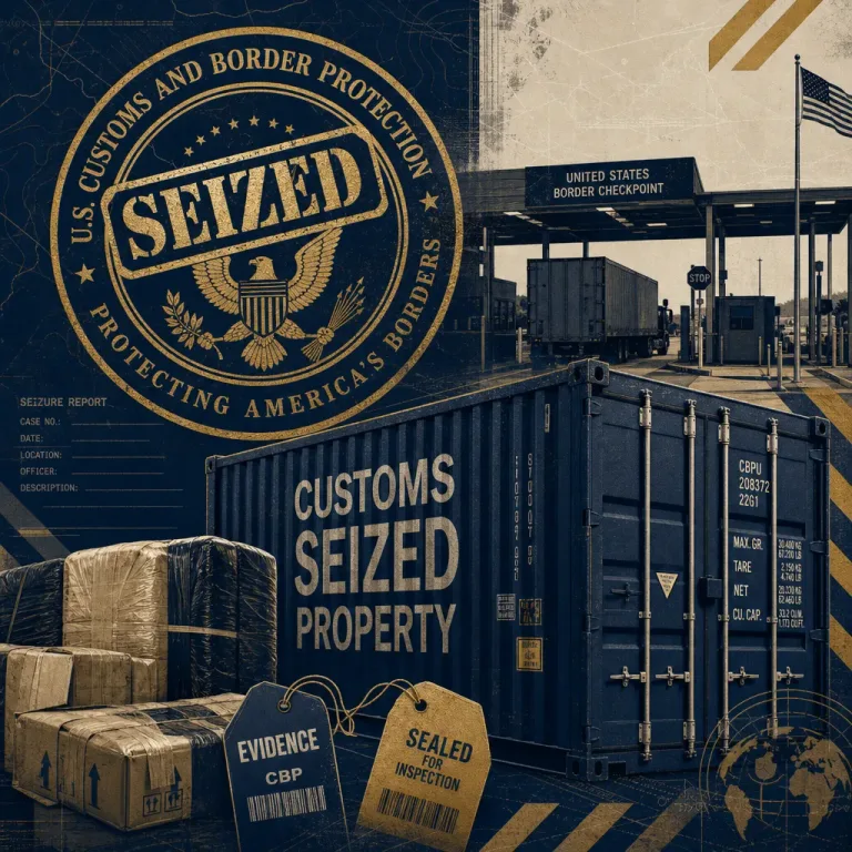 Featured: Customs and Border Seized Goods Sales Process