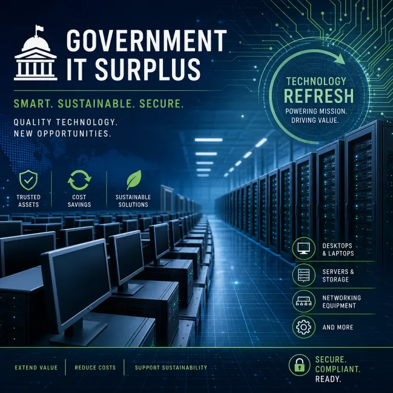 Featured: Government IT Equipment and Computer Surplus Sales