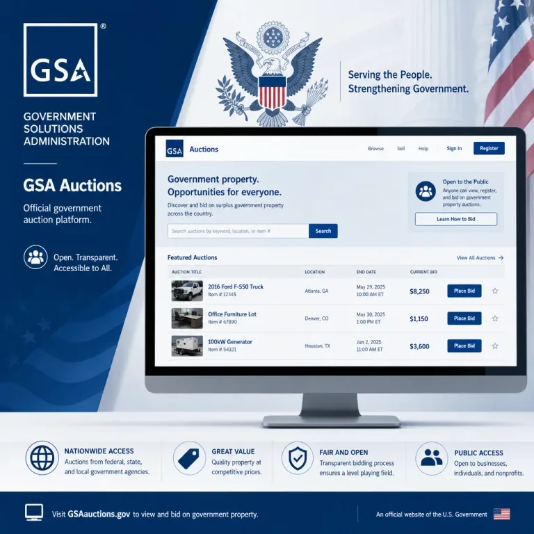 Featured: How GSA Auctions Work for Public Buyers