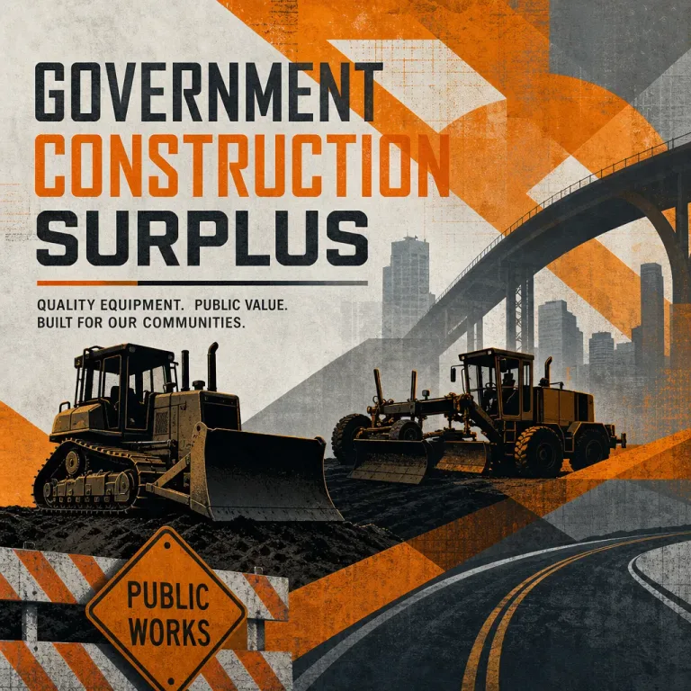 Featured: Government Construction Equipment Surplus Auctions