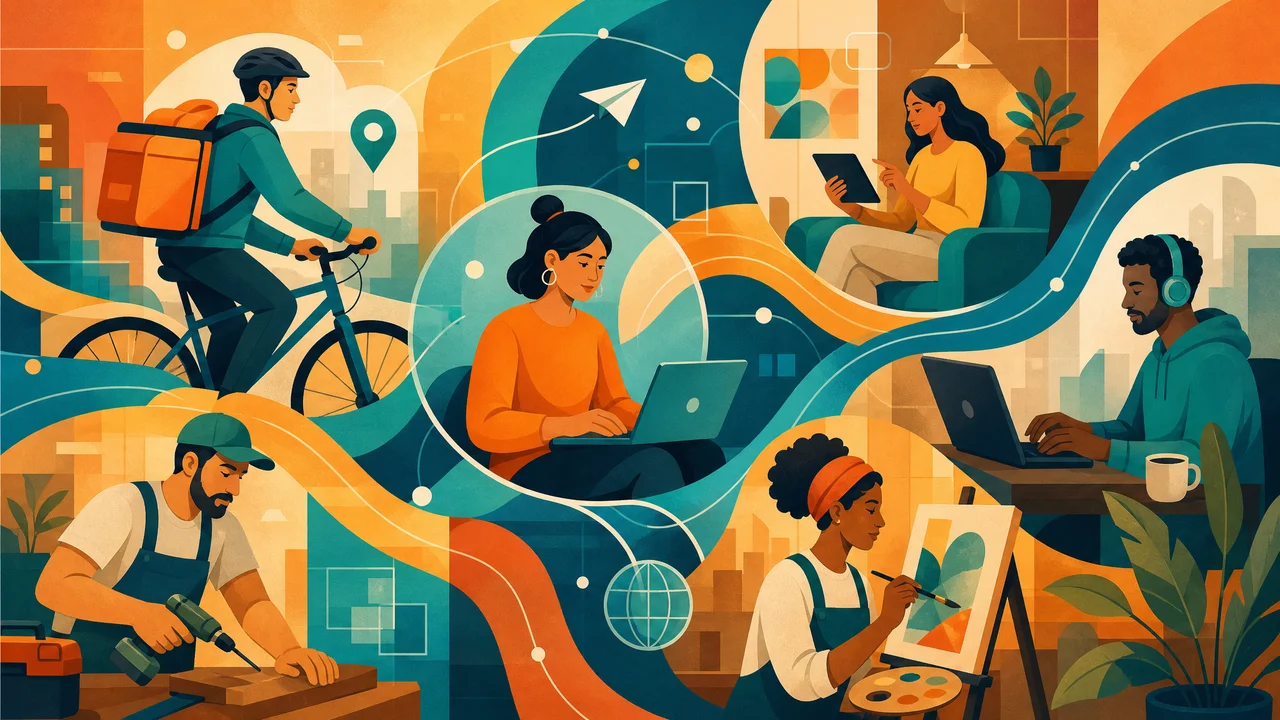 Featured: Gig Economy Platforms Compared by Pay Rate, Flexibility, and Worker Protections