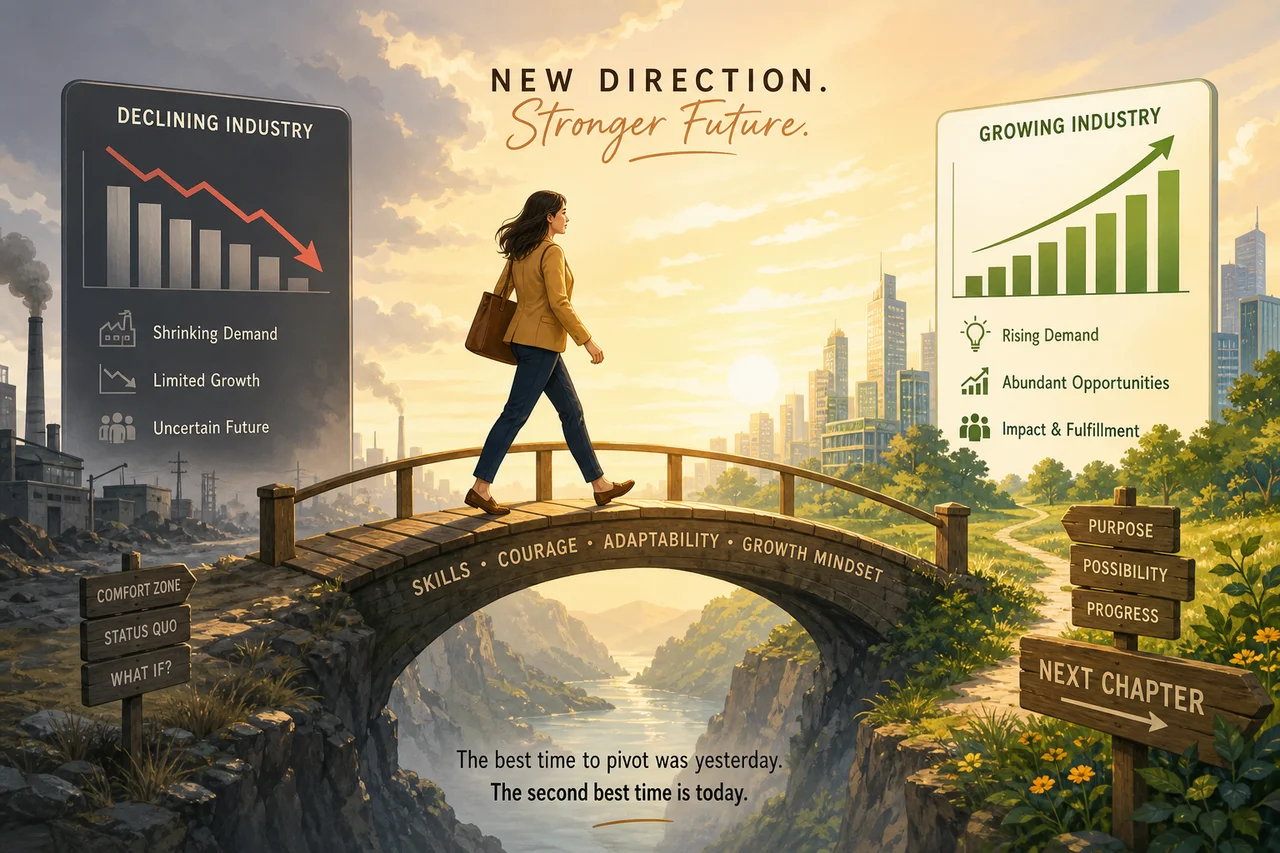 Mid-Career Pivot Strategies When Your Industry Is Shrinking