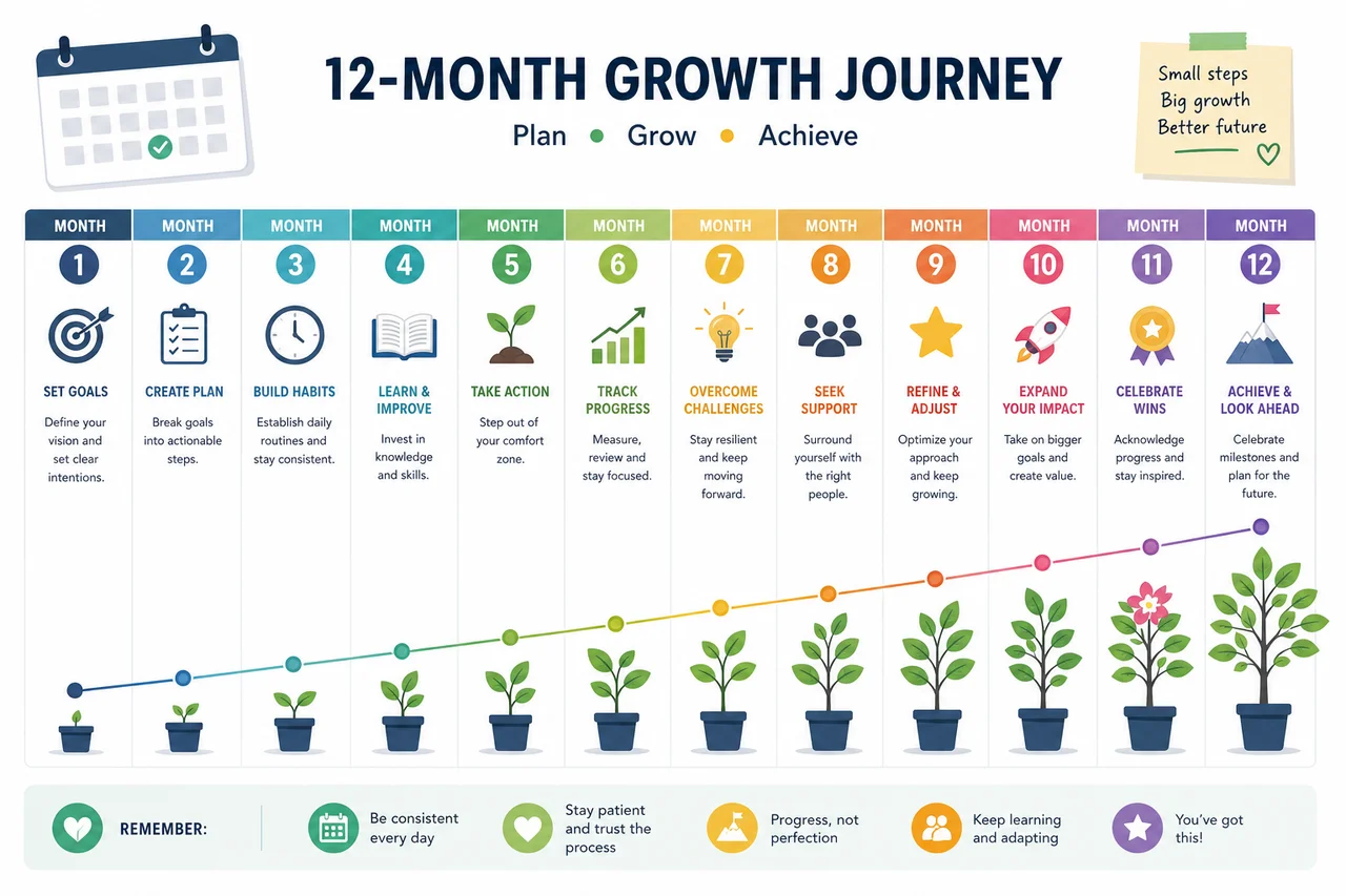 Professional Development Plan: A 12-Month Growth Template