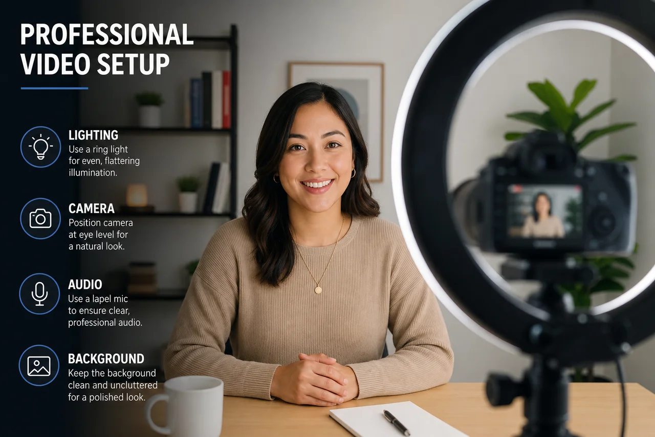 Video Interview Setup Tips to Look and Sound Professional