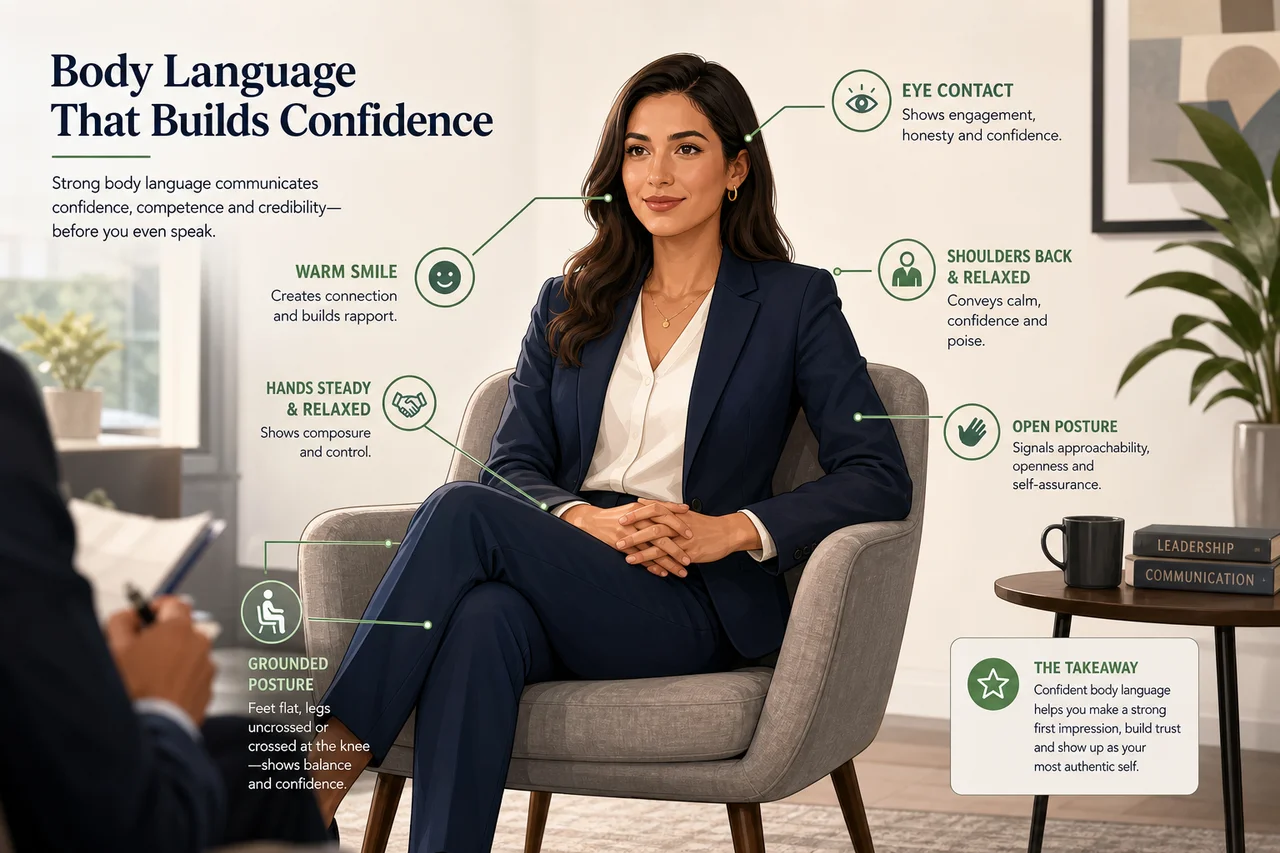 Interview Body Language That Projects Confidence
