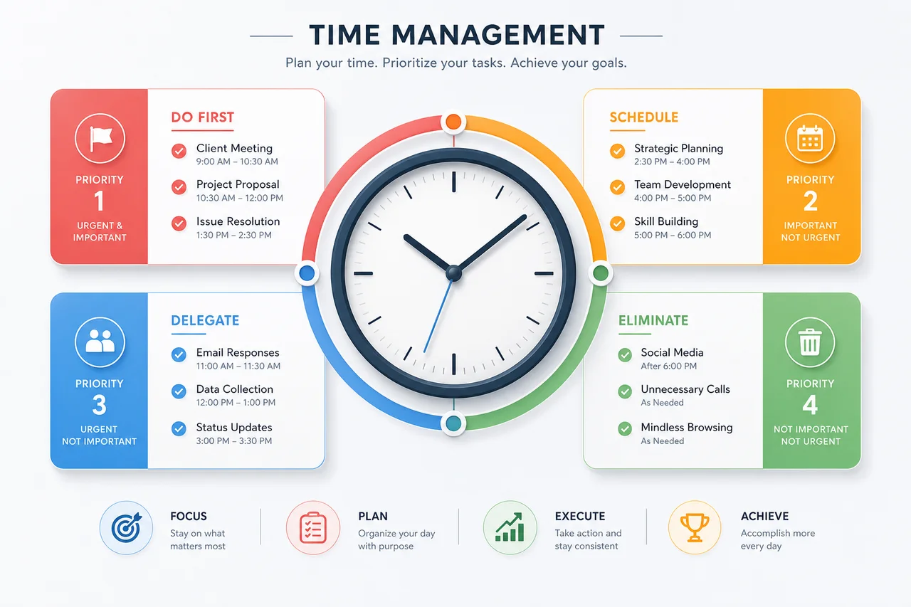 Time Management Techniques for Overwhelmed Professionals