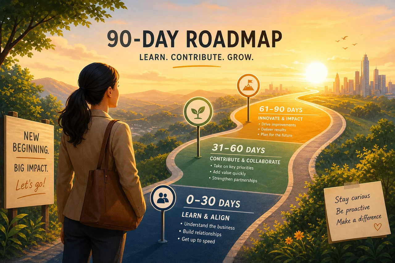 First 90 Days at a New Job: Your Success Roadmap