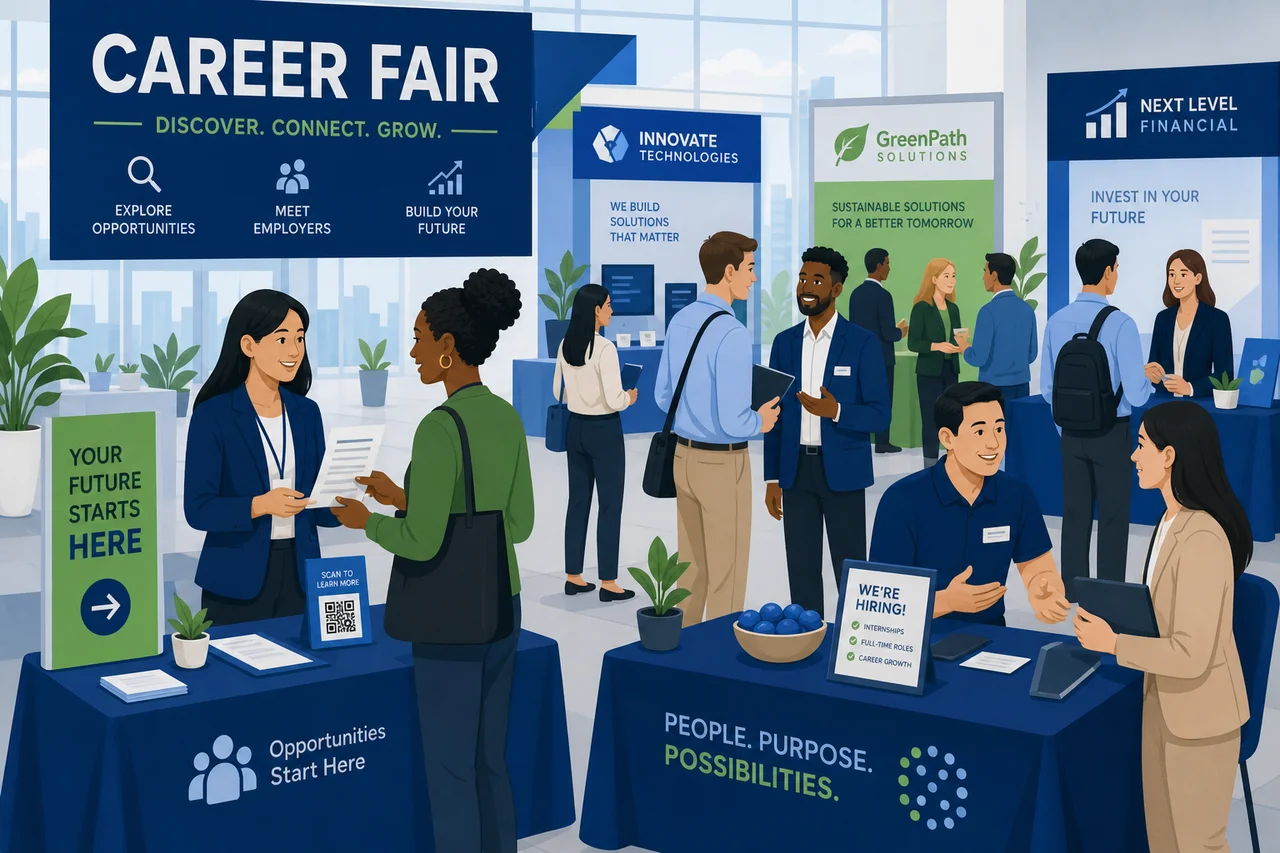 Career fair networking strategy