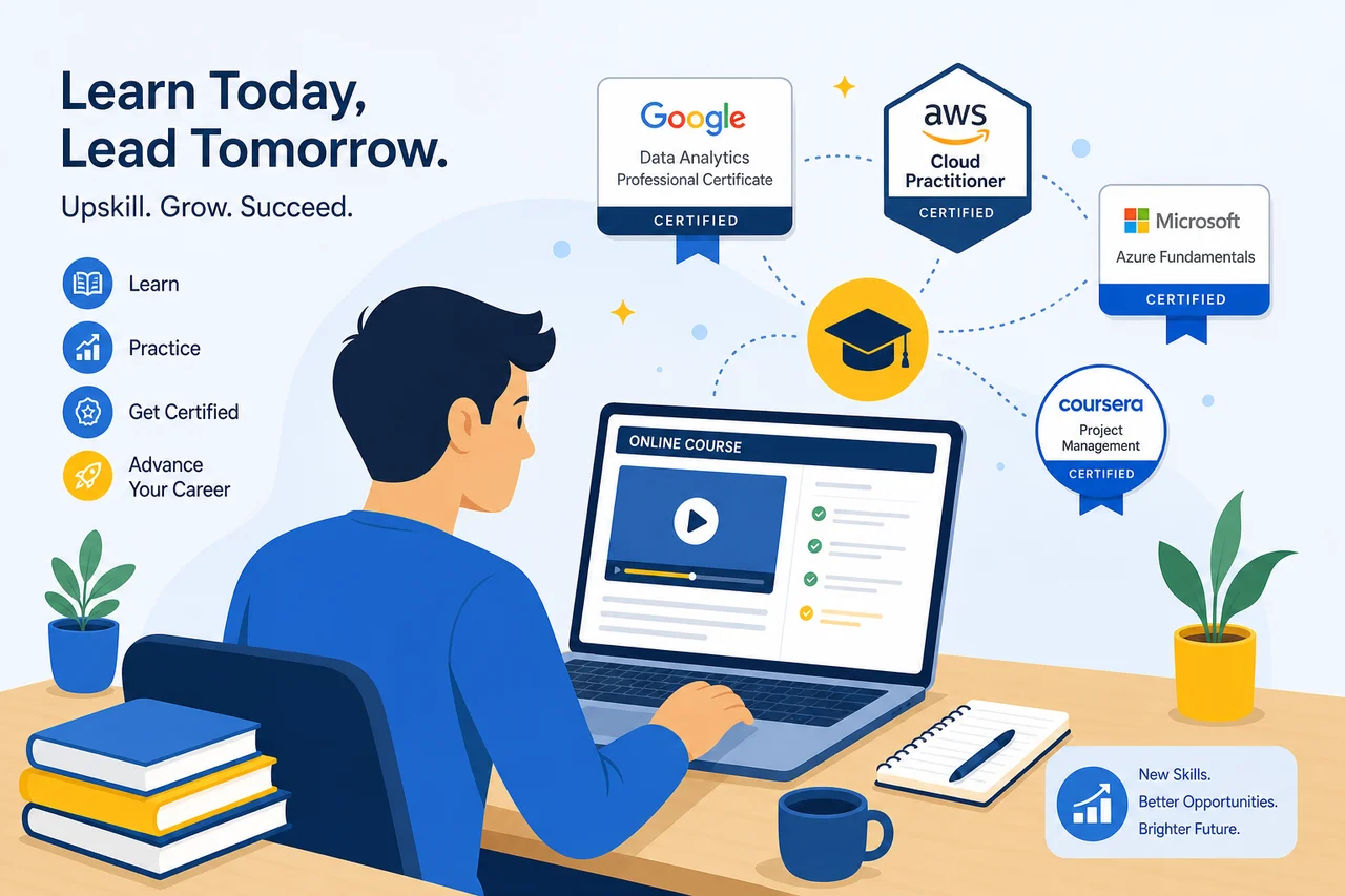Upskilling strategies while working full time