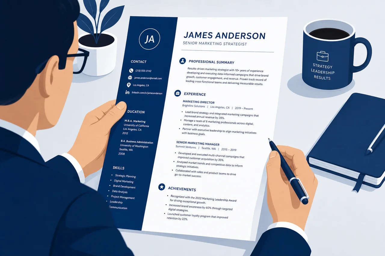 Executive resume writing tips