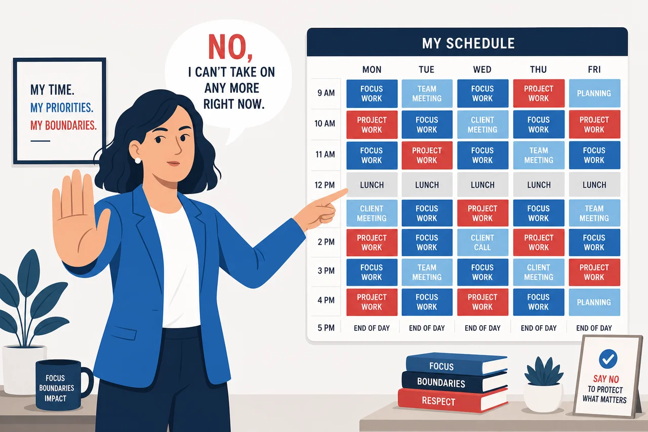Saying no at work