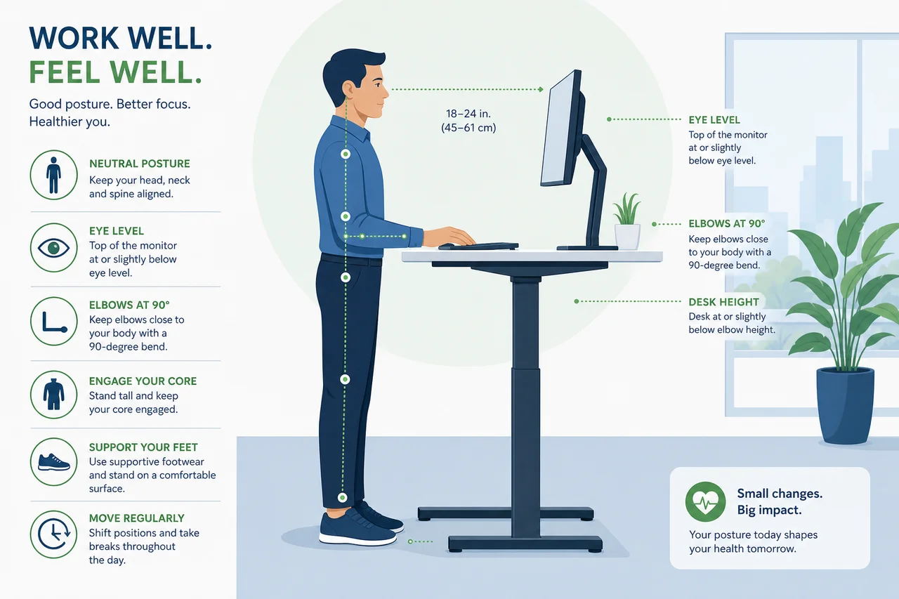 Workplace ergonomics guide