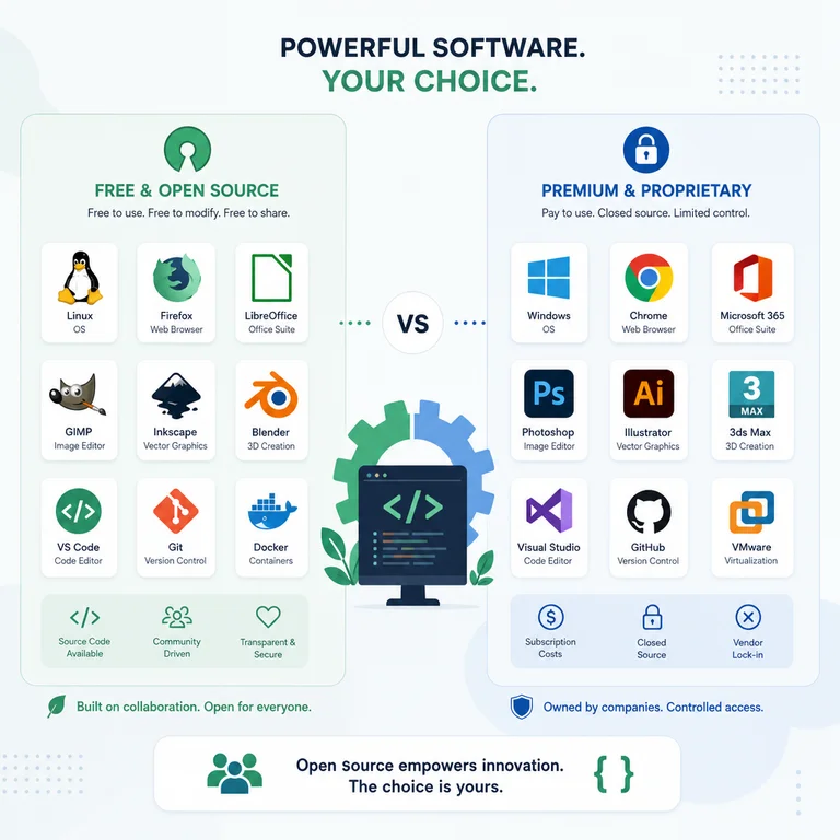 Free Software Alternatives That Match Paid Versions Feature by Feature