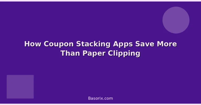 Featured: How Coupon Stacking Apps Save More Than Paper Clipping
