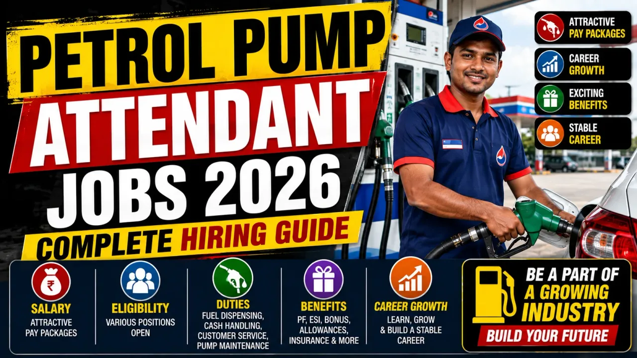 Petrol Pump Attendant Jobs
