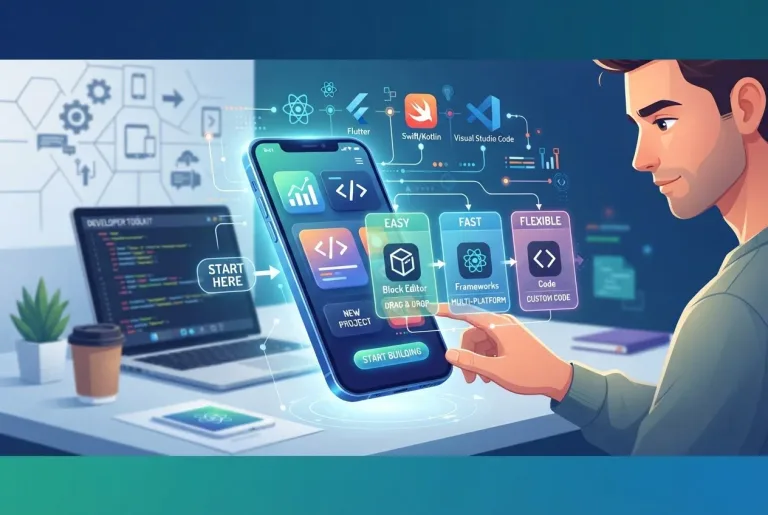 Featured image for: Choosing Your Best Path: Mobile App Development Tools for Beginners
