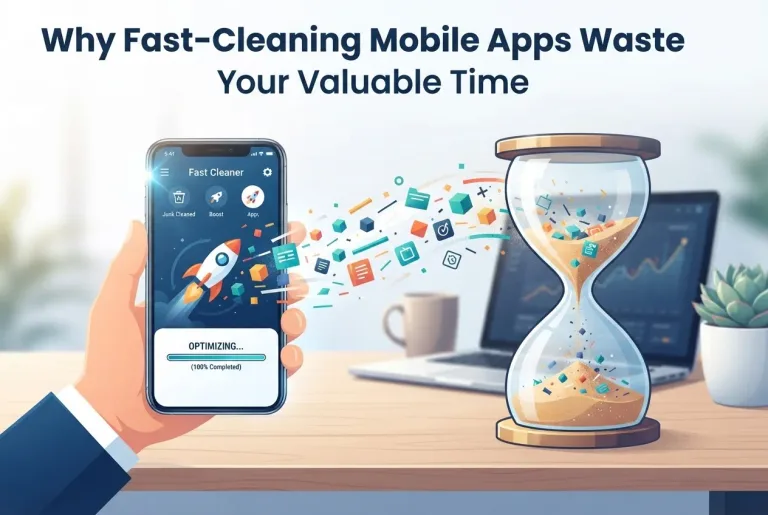 Featured image for: Why Fast-Cleaning Mobile Apps Waste Your Valuable Time