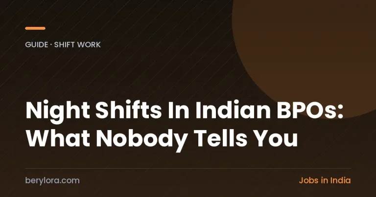 Night shift work in Indian BPO call centres