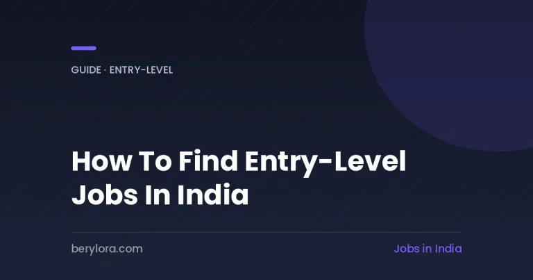 Guide to entry-level jobs in India for English speakers