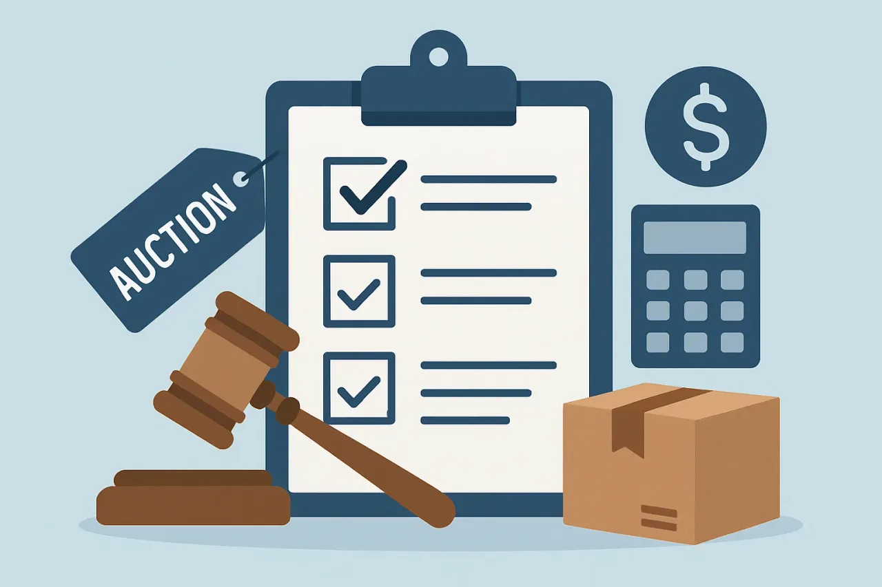 Featured image for: Auction & Liquidation Checklist: What to Confirm Before Committing