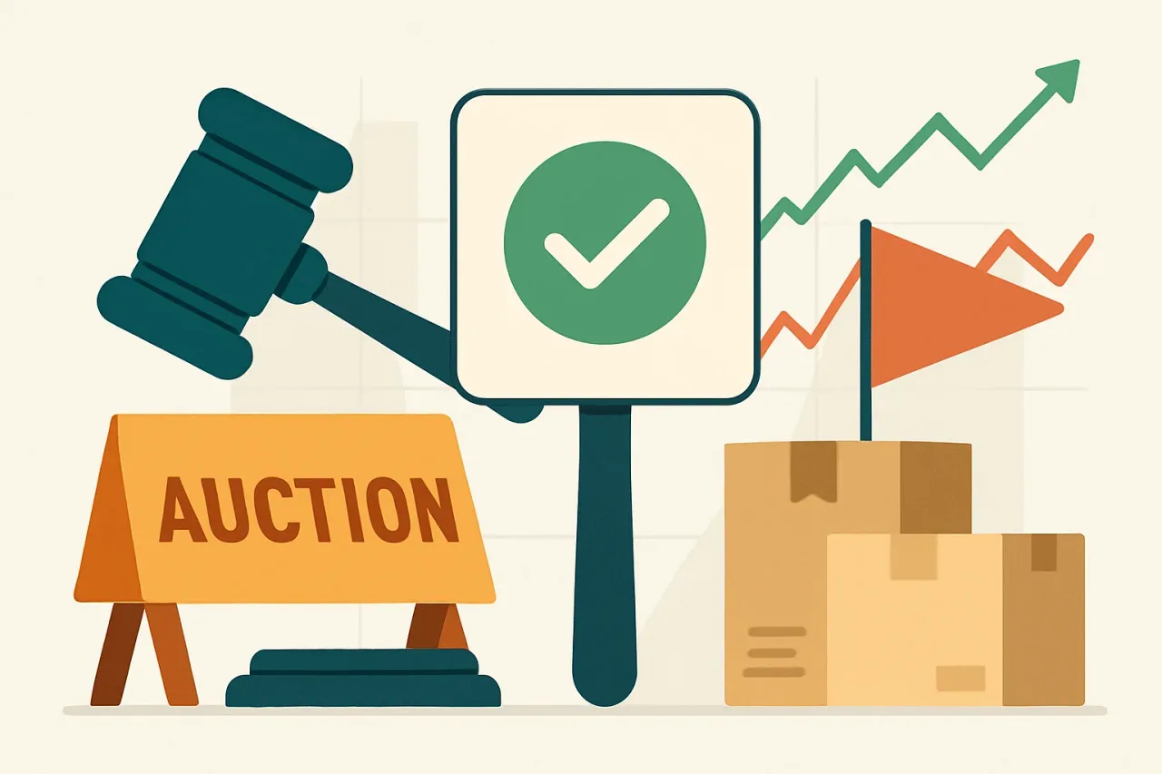Featured image for: Auction Types: Spotting Red Flags and Green Lights in Consignment & Liquidation Sales
