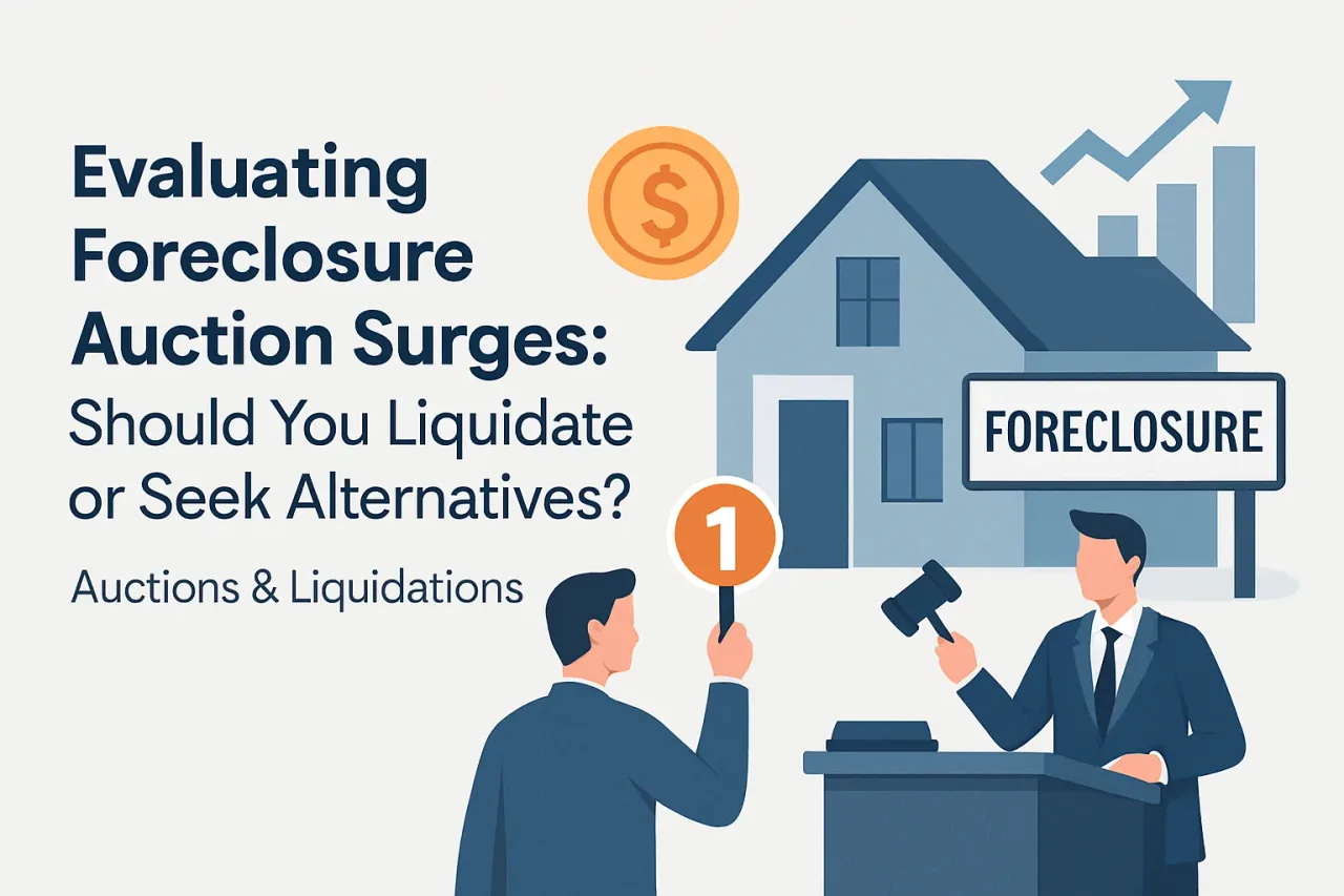 Featured image for: Evaluating Foreclosure Auction Surges: Should You Liquidate or Seek Alternatives?