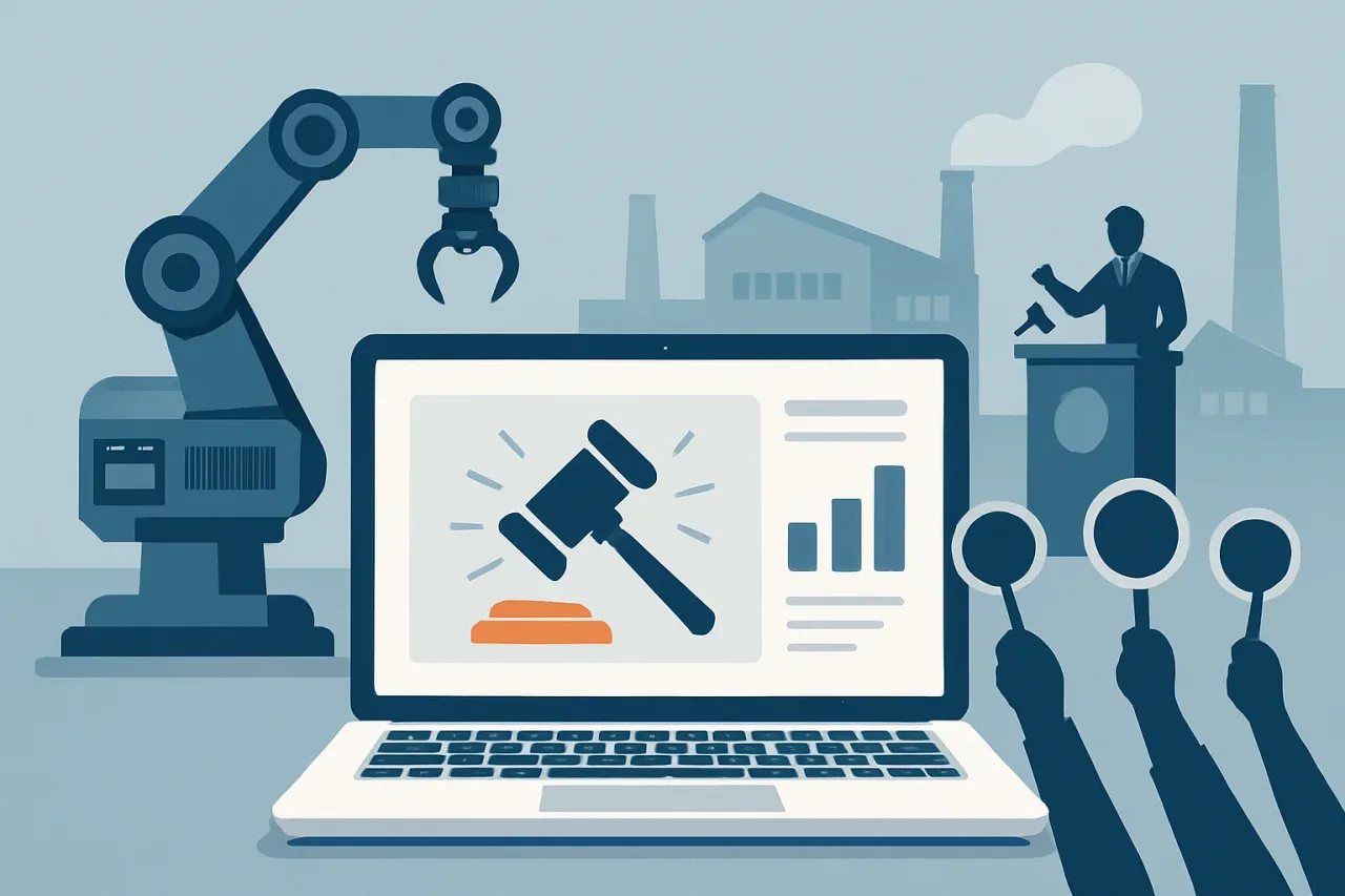 Featured image for: How Real-Time Bidding Platforms Reshape Industrial Manufacturing Liquidations