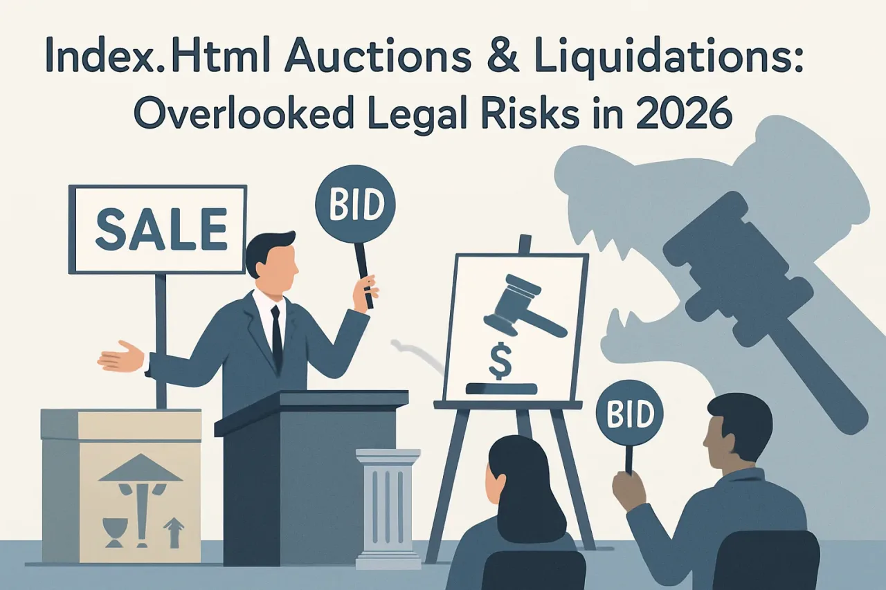 Featured image for: Index.Html Auctions & Liquidations: Overlooked Legal Risks in 2026