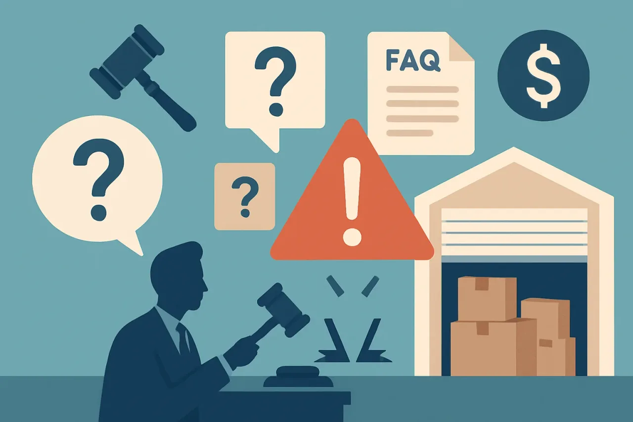 Featured image for: Costly Storage Auction Bidding Errors: FAQs and How to Avoid Pitfalls