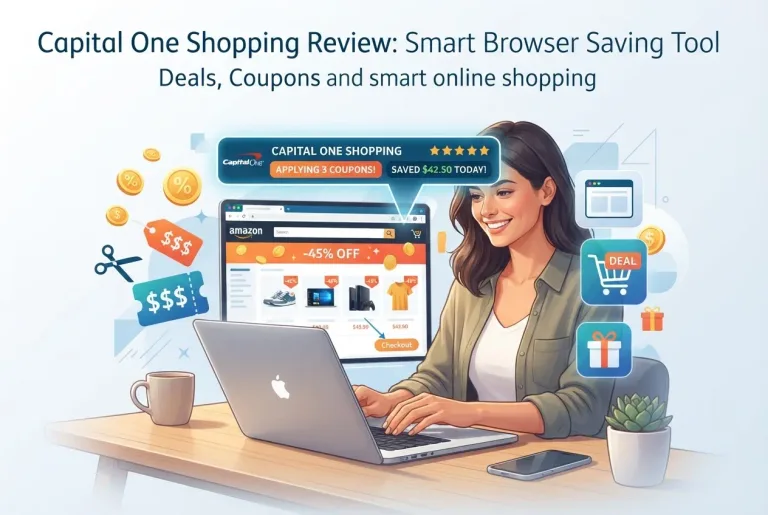 Featured image for: Capital One Shopping Review: Smart Browser Saving Tool