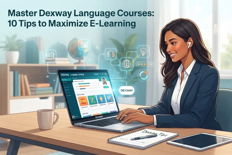 Featured image for: Master Dexway Language Courses: 10 Tips to Maximize E-Learning