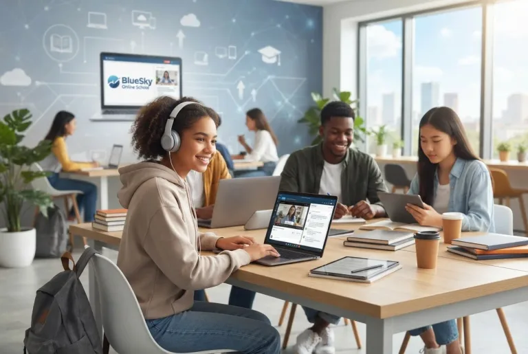 Featured image for: BlueSky Online School: Empowering Students with Flexible Learning