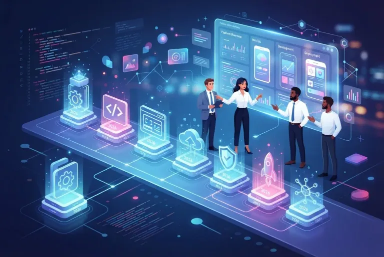 Featured image for: 7 Best Mobile App Development Platforms To Choose In 2026