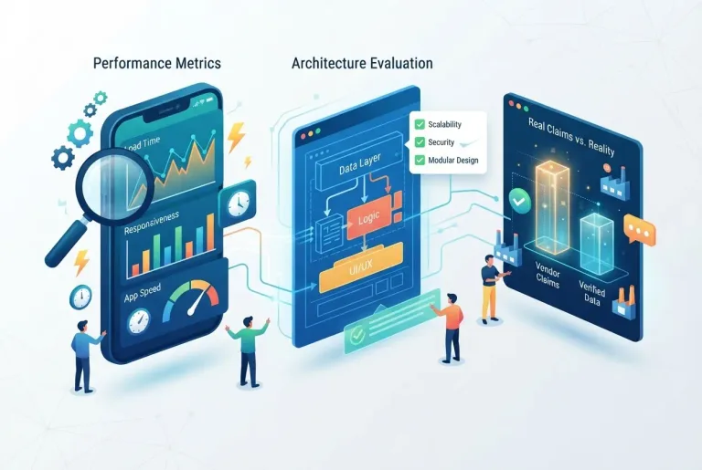 Mobile app development evaluation dashboard