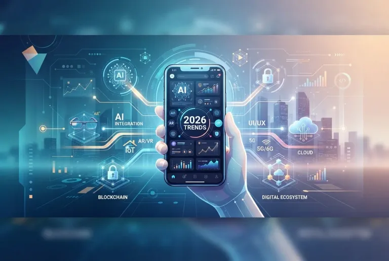 Featured image for: Mobile App Development Trends 2026: Boogie Software Guide