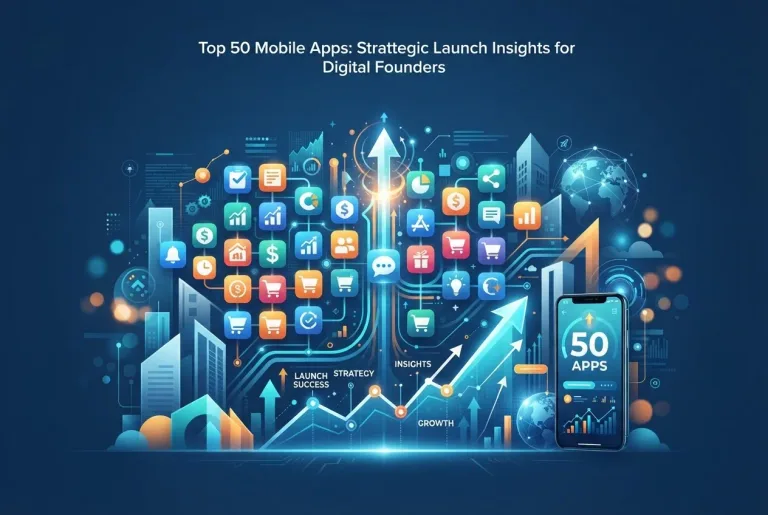 Featured image for: Top 50 Mobile Apps: Strategic Launch Insights for Digital Founders