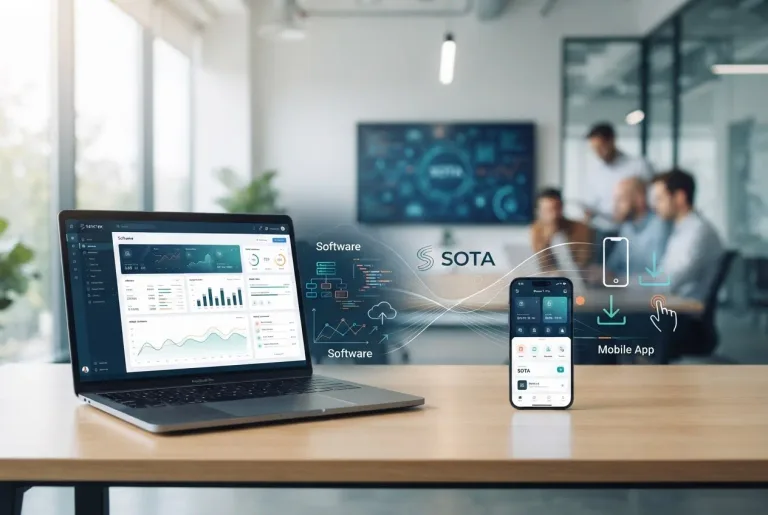Featured image for: Choosing Between Mobile Apps and Software: A Guide to SotaTek Solutions