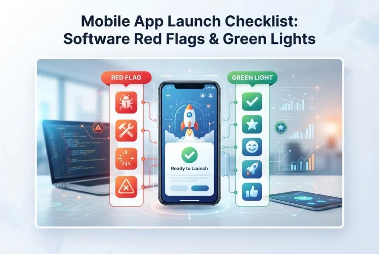 Featured image for: Mobile App Launch Checklist: Software Red Flags & Green Lights