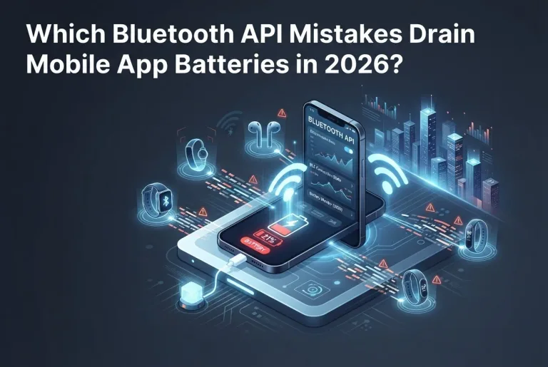 Featured image for: Which Bluetooth API Mistakes Drain Mobile App Batteries in 2026?